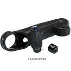 ROMANCE - BLACK VIBRATING PENIS SHEATH