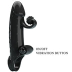 ROMANCE - BLACK VIBRATING PENIS SHEATH