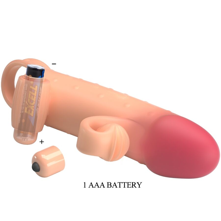 ROMANCE - NATURAL VIBRATING PENIS SHEATH