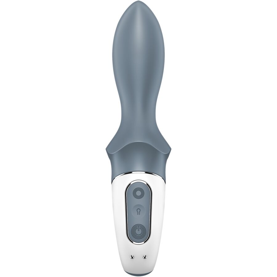 SATISFYER - VIBRATEUR ANAL GONFLABLE À POMPE À AIR BOOTY 1 GRIS