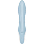 SATISFYER - VIBRATEUR LAPIN BLEU GONFLABLE À POMPE À AIR 1