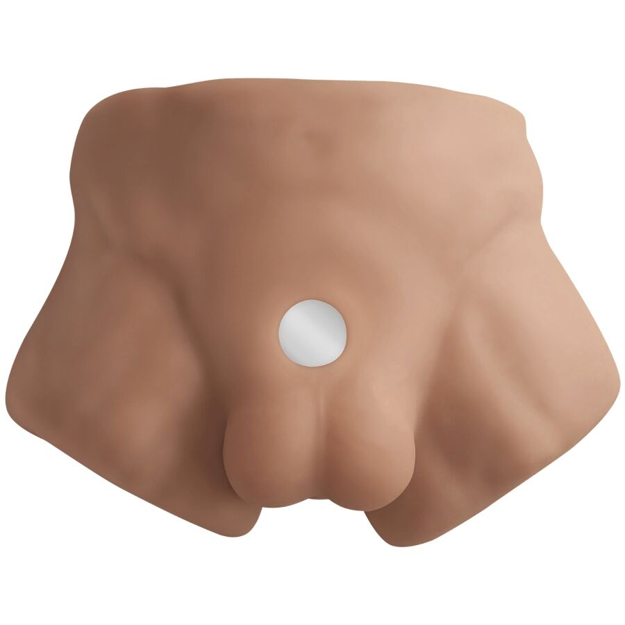 SILEXD - APOLLO S REALISTICO MEZZO TORSO MASCHILE CARAMELLO