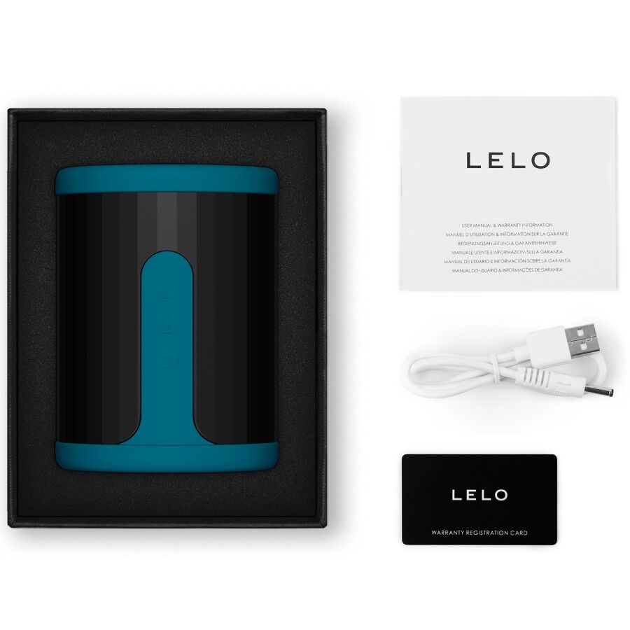 LELO - F2S™ MALE MASTURBATOR TEAL BLUE