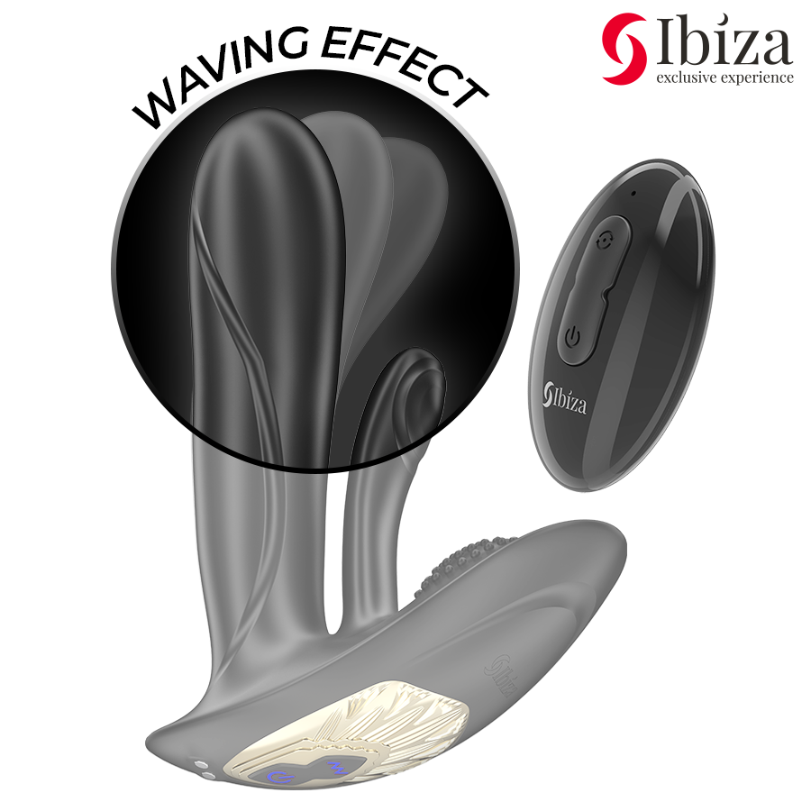 IBIZA - WEARABLE VIBRATOR WITH REMOTE CONTROL AND CLITORAL G-SPOT STIMULATION