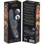 IBIZA - POWERFUL RABBIT VIBRATOR WITH ROTATING MASSAGE PEARL