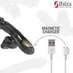 IBIZA - VIBROMASSEUR ET STIMULATEUR CLITORIAL AVEC EFFET DE MORSURE ET DE ROTATION