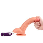 SHEQU - VIBRATING BEAST DILDO WITH REMOTE CONTROL 24.5 CM