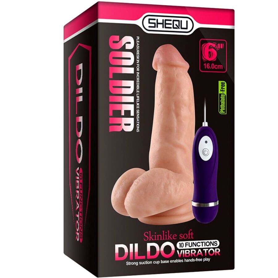 SHEQU - 16 CM REMOTE CONTROL SOLDIER VIBRATOR