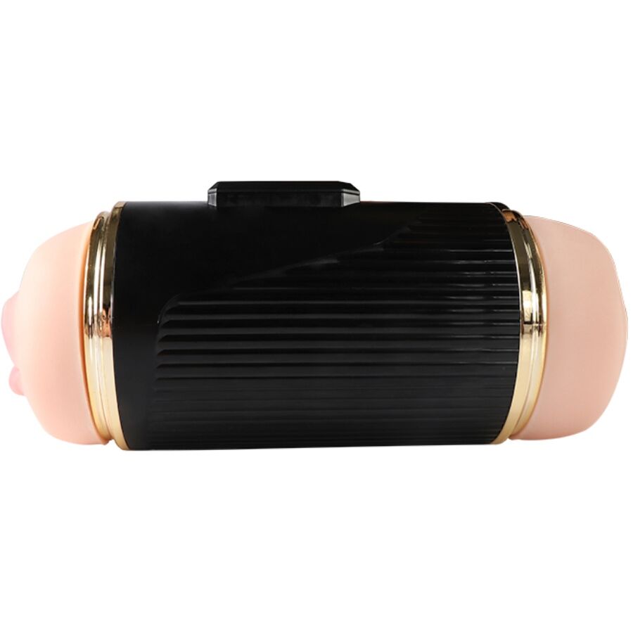 SHEQU - KAY DOUBLE MASTURBATOR WITH DOUBLE MOUTH AND VAGINA VIBRATION