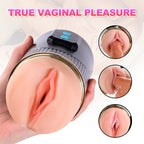 SHEQU - KAY DOUBLE MASTURBATOR WITH DOUBLE MOUTH AND VAGINA VIBRATION