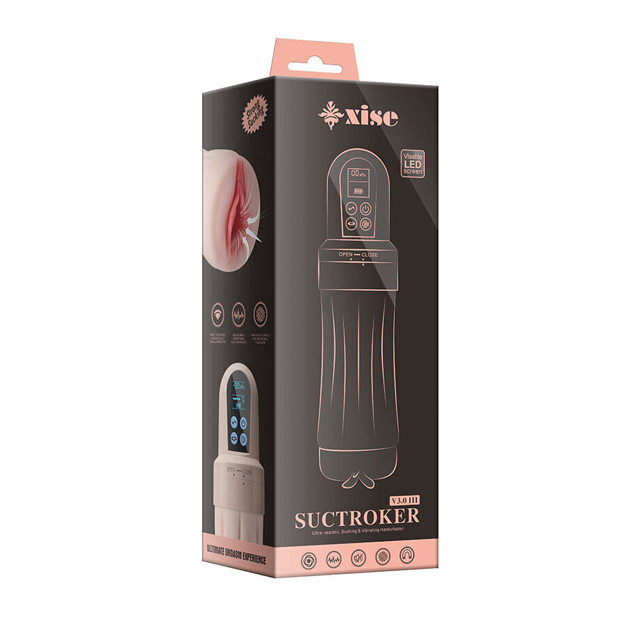 XISE - SUCTROKER V3.0 III VIBRATING VAGINAL MASTURBATOR