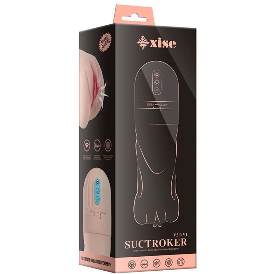 XISE - SUCTROKER V2.0 VI VIBRATING VAGINAL MASTURBATOR