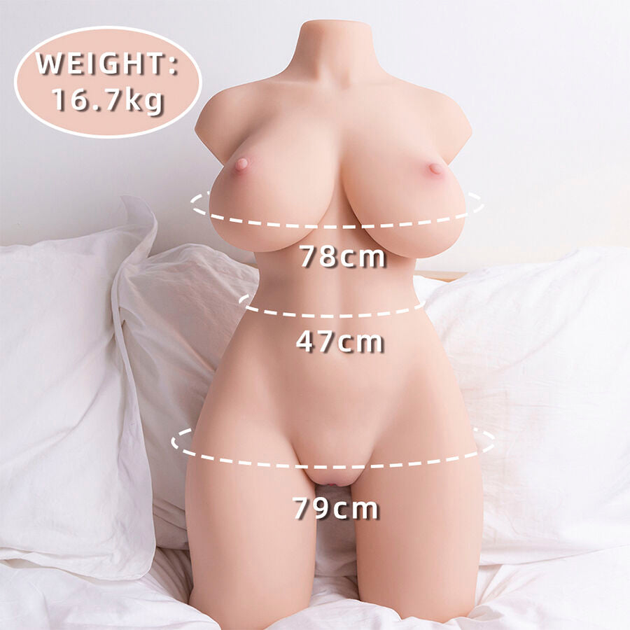 XISE - REALISTIC FEMALE TORSO WITH THRUST 71CM