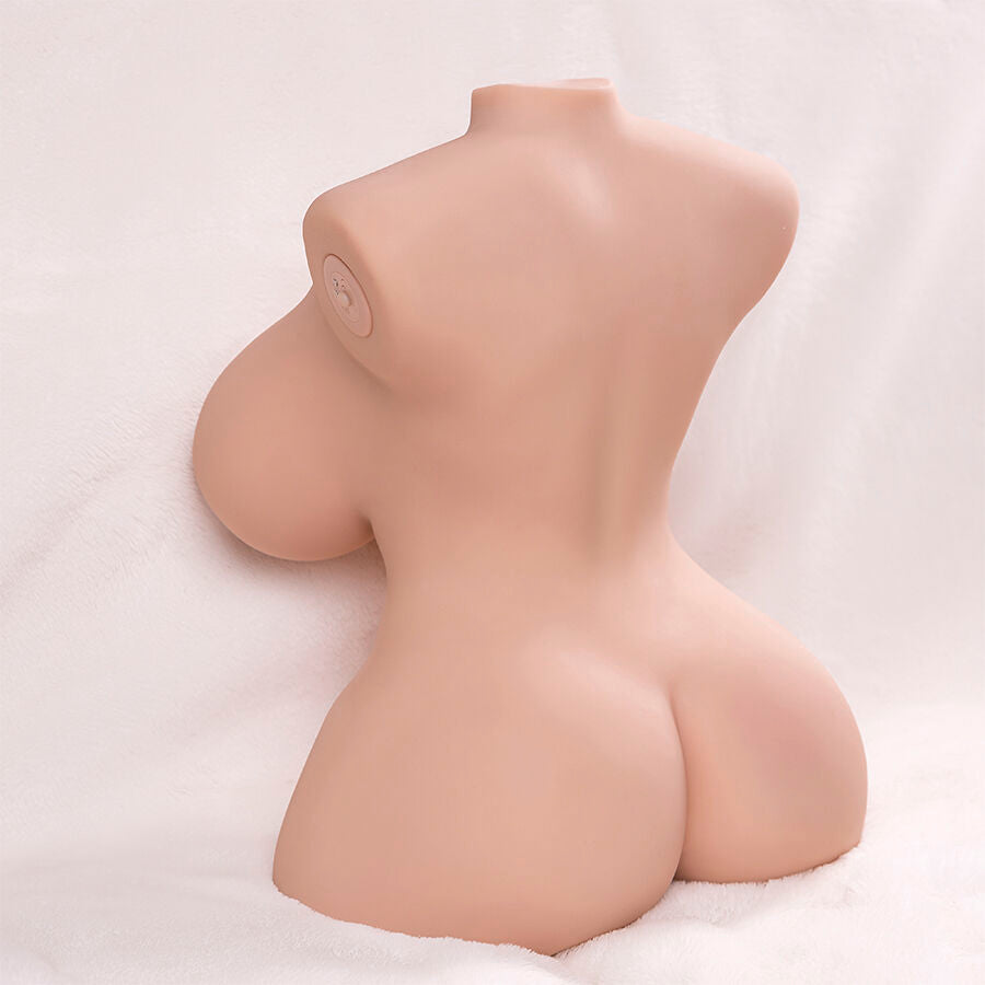 XISE - SMALL AND SHARP REALISTIC TORSO WITH FEMALE VIBRATION 40 CM