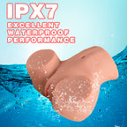 XISE - DANAE THRUSTING REALISTIC VAGINA MASTURBATOR WITH MULTI-POSITION VIBRATION