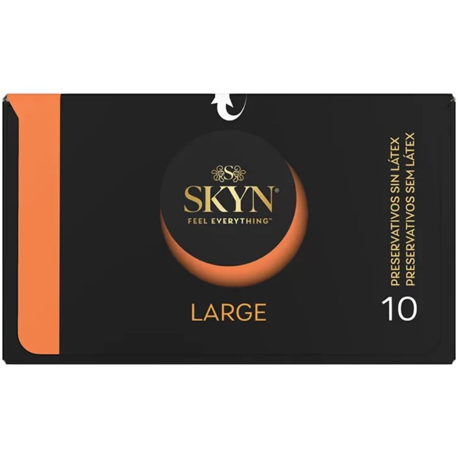 SKYN - PRÉSERVATIFS GRAND FORMAT À AJUSTEMENT SUPPLÉMENTAIRE 10 UNITÉS