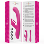 INTENSE - CHRISTINA VIBRATEUR LAPIN MULTIFONCTIONNEL 22,5 CM ROSE