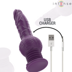INTENSE - TATUM VIBRATEUR MULTIFONCTIONNEL AVEC VIBRATION HAUT ET BAS 24 CM VIOLET