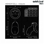 ADDICTED TOYS LOCKED - MINDNIGHT CELL GABBIA PER PENE TAGLIA L