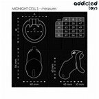 ADDICTED TOYS LOCKED- MINDNIGHT CELL GABBIA PER PENE TAGLIA S 4.8 CM