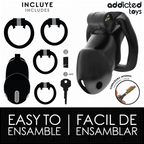 ADDICTED TOYS LOCKED - MINDNIGHT CELL GABBIA PER PENE 4.2 CM TAGLIA M