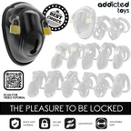 ADDICTED TOYS LOCKED - KEYLESS PENIS CAGE 11.5 CM