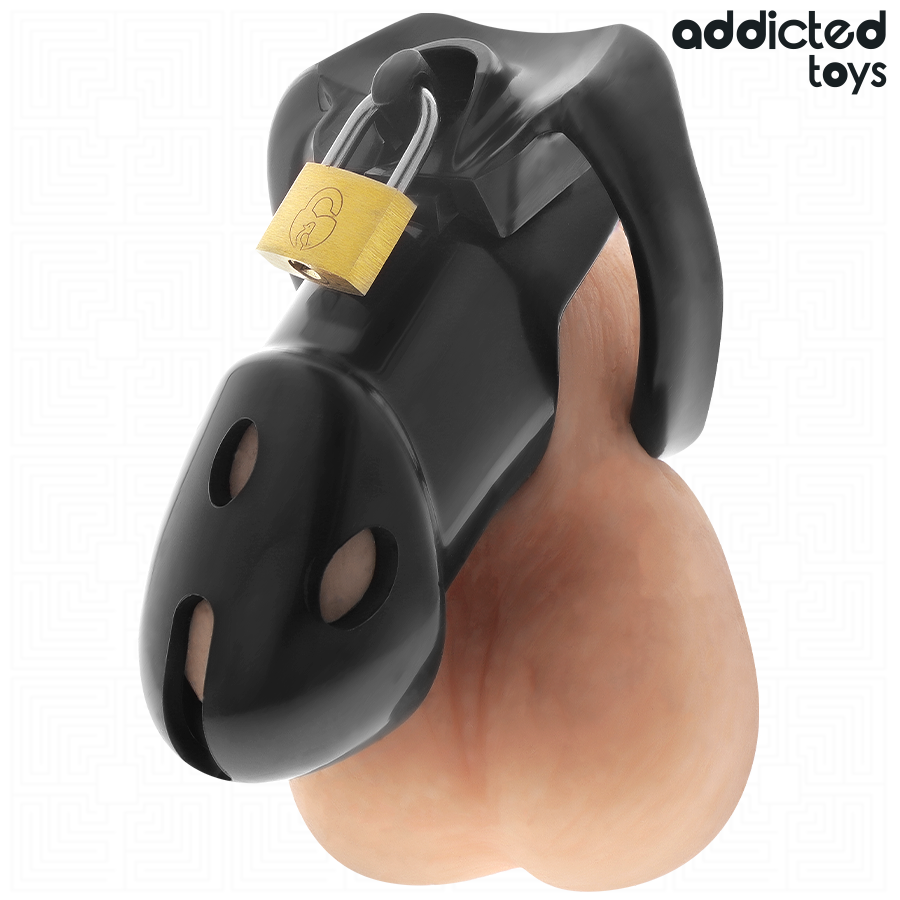 ADDICTED TOYS LOCKED - NON-BREAKING DEN PENIS CAGE 9.8 CM