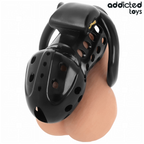 ADDICTED TOYS LOCKED - HOLLOW PENIS CAGE WITH CHAIN ​​10.5 CM
