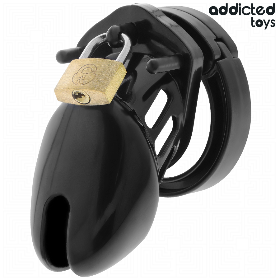 ADDICTED TOYS LOCKED - OBSIDIAN HOLD PENIS CAGE TAILLE S