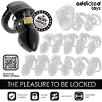 ADDICTED TOYS LOCKED - 7.5CM DEEP CHASTITY PENIS CAGE