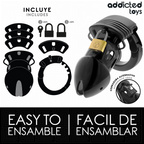 ADDICTED TOYS BLOCCATO - GABBIA PER PENE PROFONDA DI CASTITÀ 7,5 CM