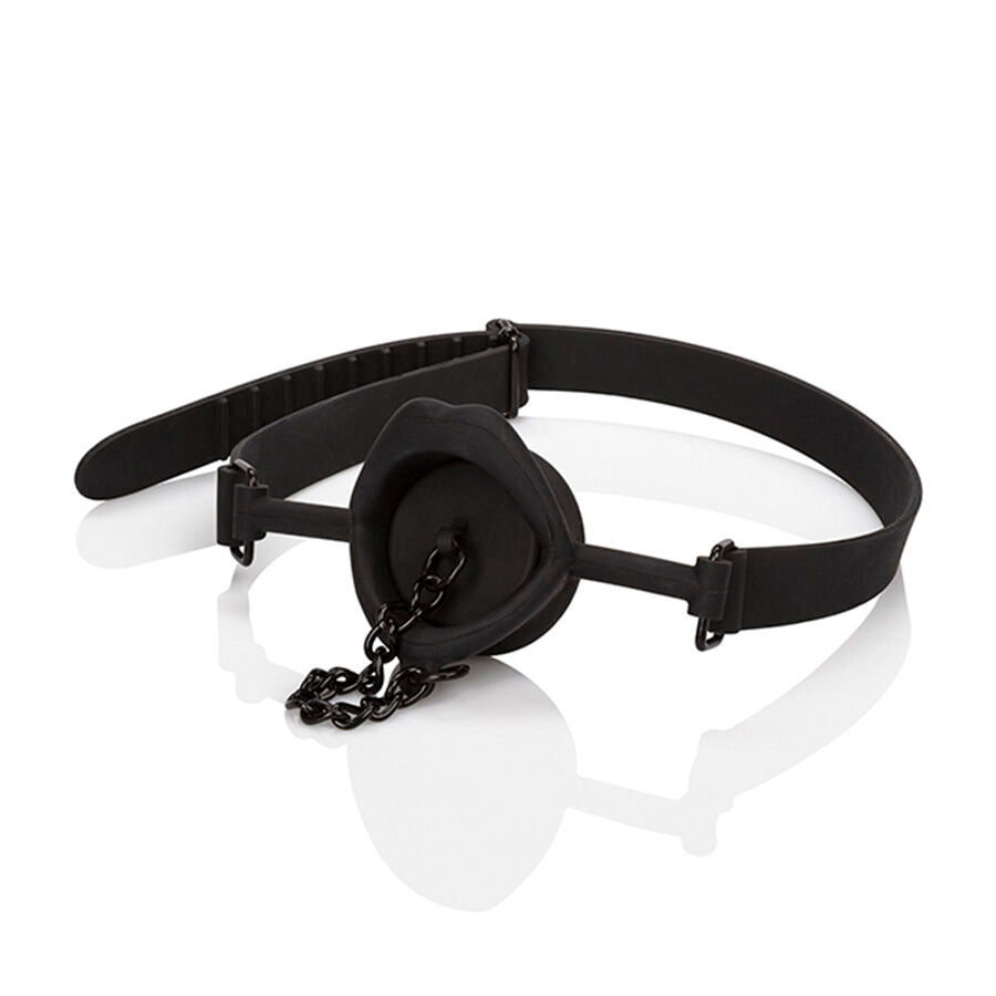 CALEXOTICS - MUSTACHE SCANDAL AVEC CAPUCHON EN SILICONE NOIR