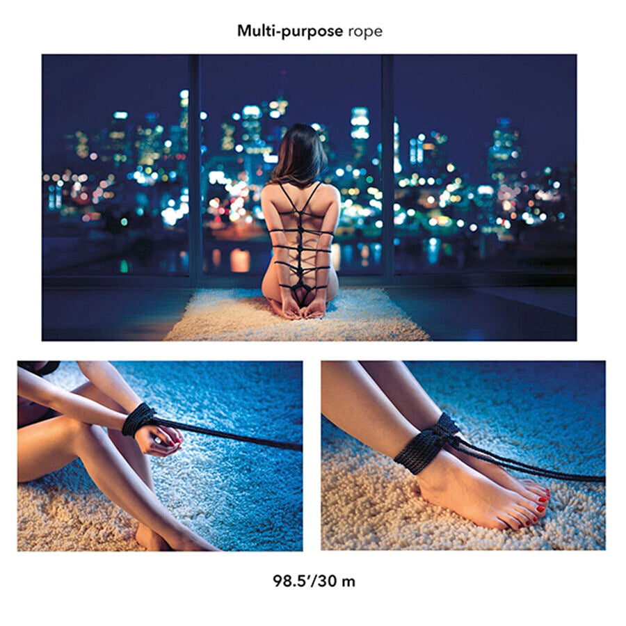 CALEXOTICS - SCANDAL CORDE NOIRE BDSM 30 M