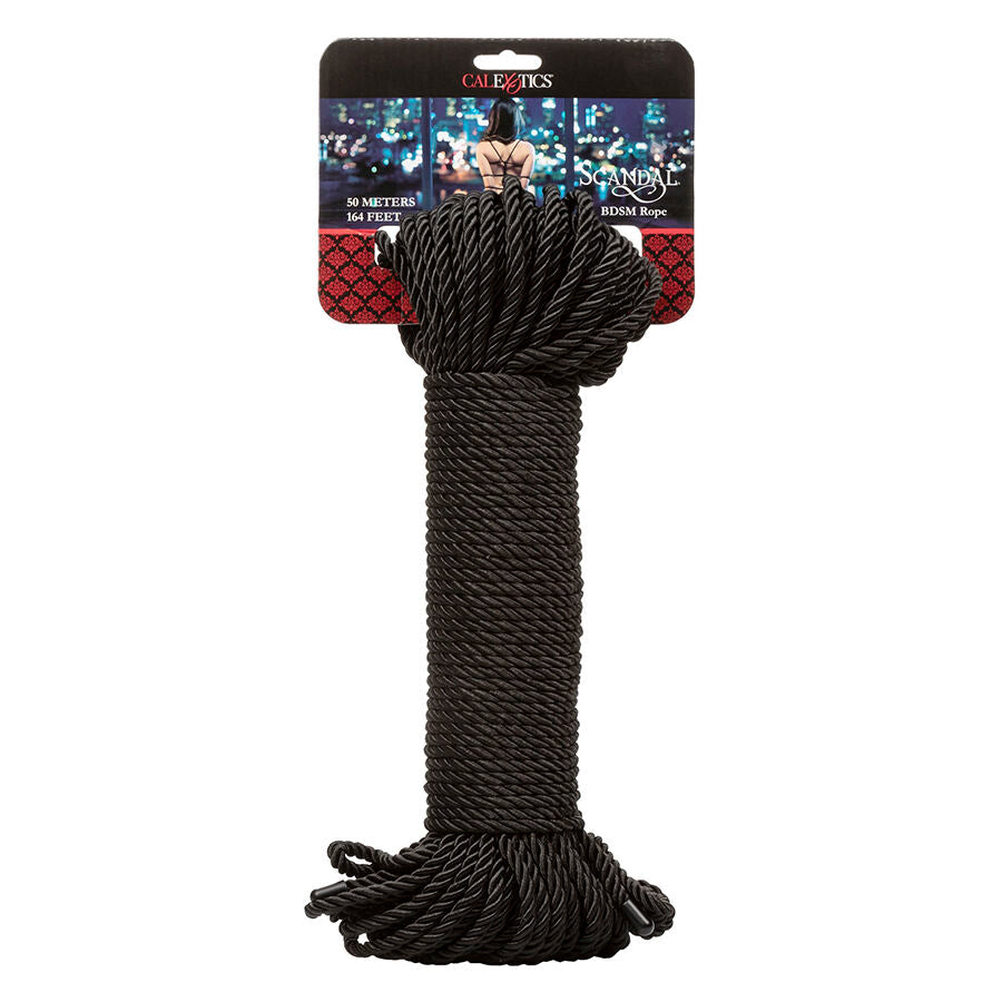 CALEXOTICS - SCANDAL BLACK ROPE BDSM 50 M