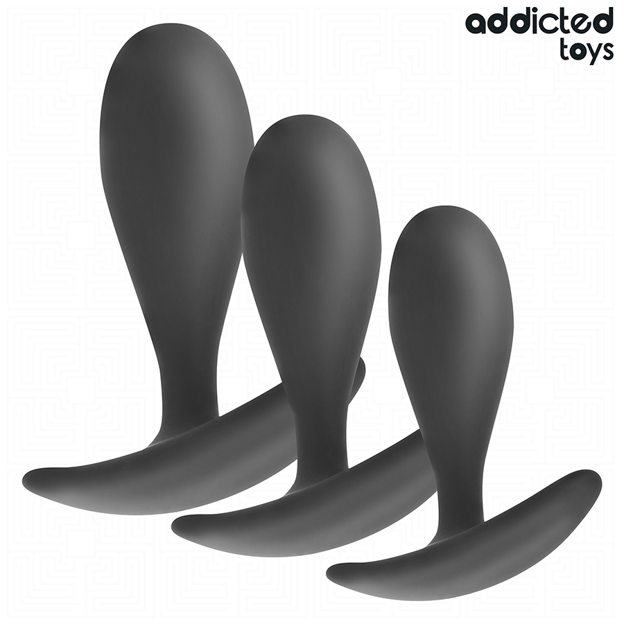 ADDICTED TOYS - SET OF 3 BUTT PLUGS MODEL 2