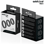 ADDICTED TOYS - SET DI ANELLI PIATTI IN SILICONE