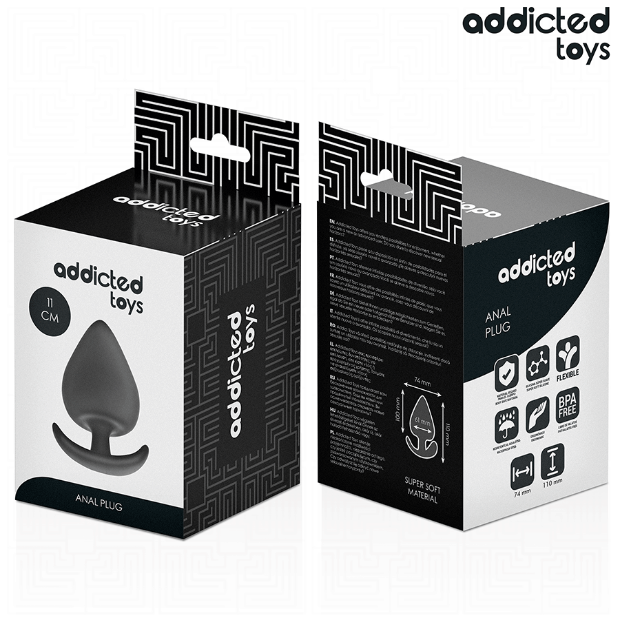 ADDICTED TOYS - TAPPO ANALE TAGLIA XXL 11 CM