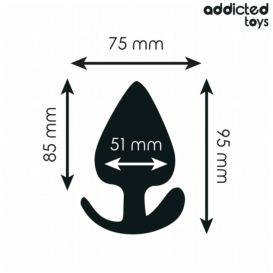 ADDICTED TOYS - BUTT PLUG SIZE XL 9.5 CM