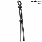 JOUETS ADDICTED - CORDE À PÉNIS EN SILICONE À DOUBLE ANNEAU