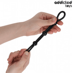 JOUETS ADDICTED - CORDE À PÉNIS EN SILICONE À TRIPLE ANNEAUX