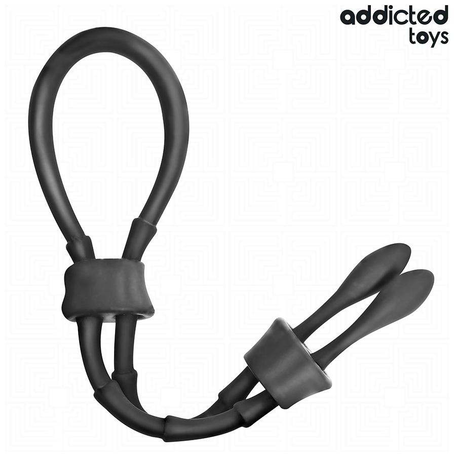 ADDICTED TOYS - CORDON PÉNIS EN SILICONE RÉGLABLE