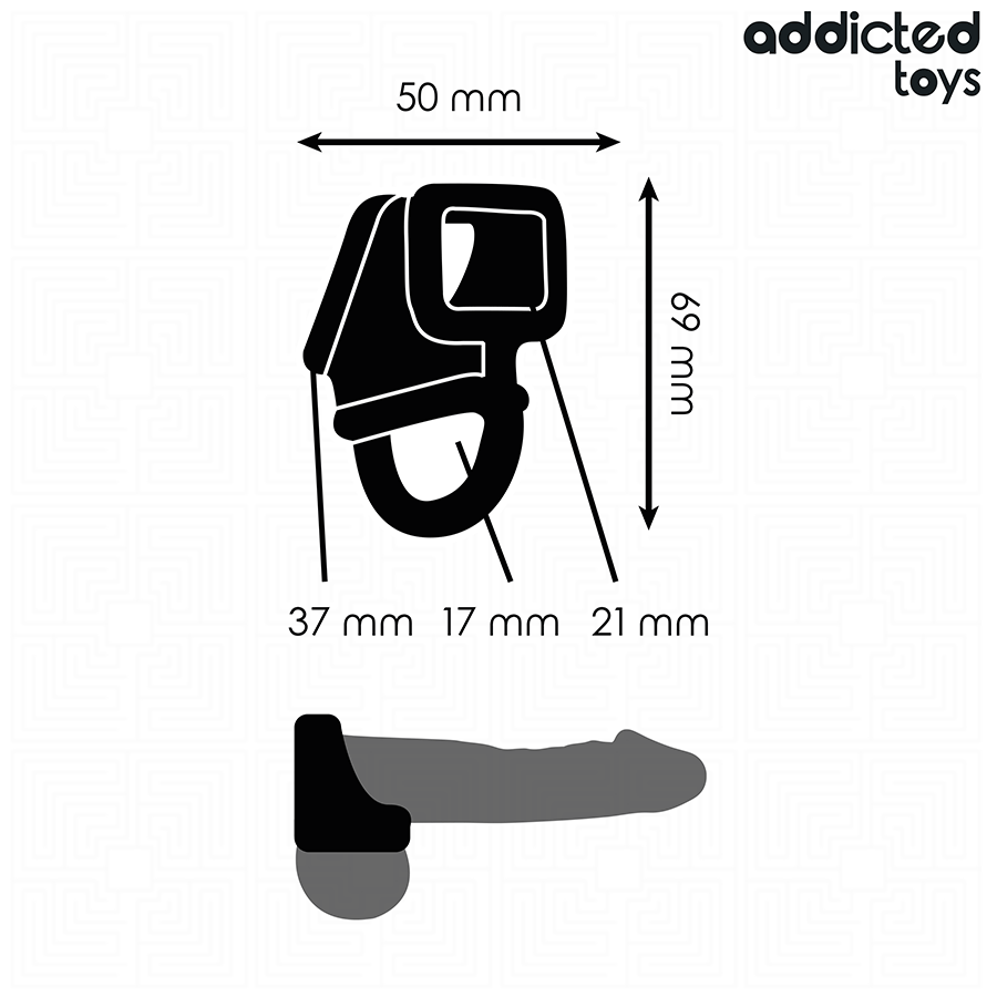 ADDICTED TOYS - ANNEAU DE CAGE À PÉNIS