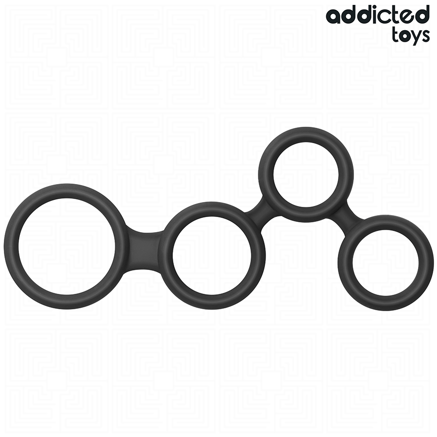 ADDICTED TOYS - COCK RING WITH TESTICLE DIVIDERS
