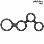 ADDICTED TOYS - COCK RING WITH TESTICLE DIVIDERS