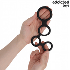 ADDICTED TOYS - COCK RING WITH TESTICLE DIVIDERS