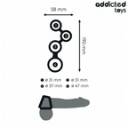 ADDICTED TOYS - COCK RING WITH TESTICLE DIVIDERS