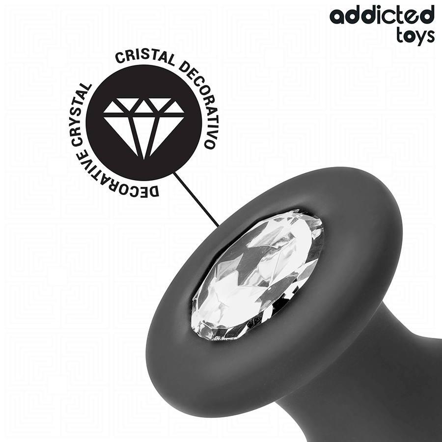 ADDICTED TOYS - PLUG ANALE CON GIOIELLO TAGLIA S 8,8 CM