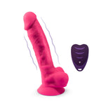 SILEXD - REALISTIC PENIS MODEL 18 VIBRATION PINK + LRS REMOTE CONTROL