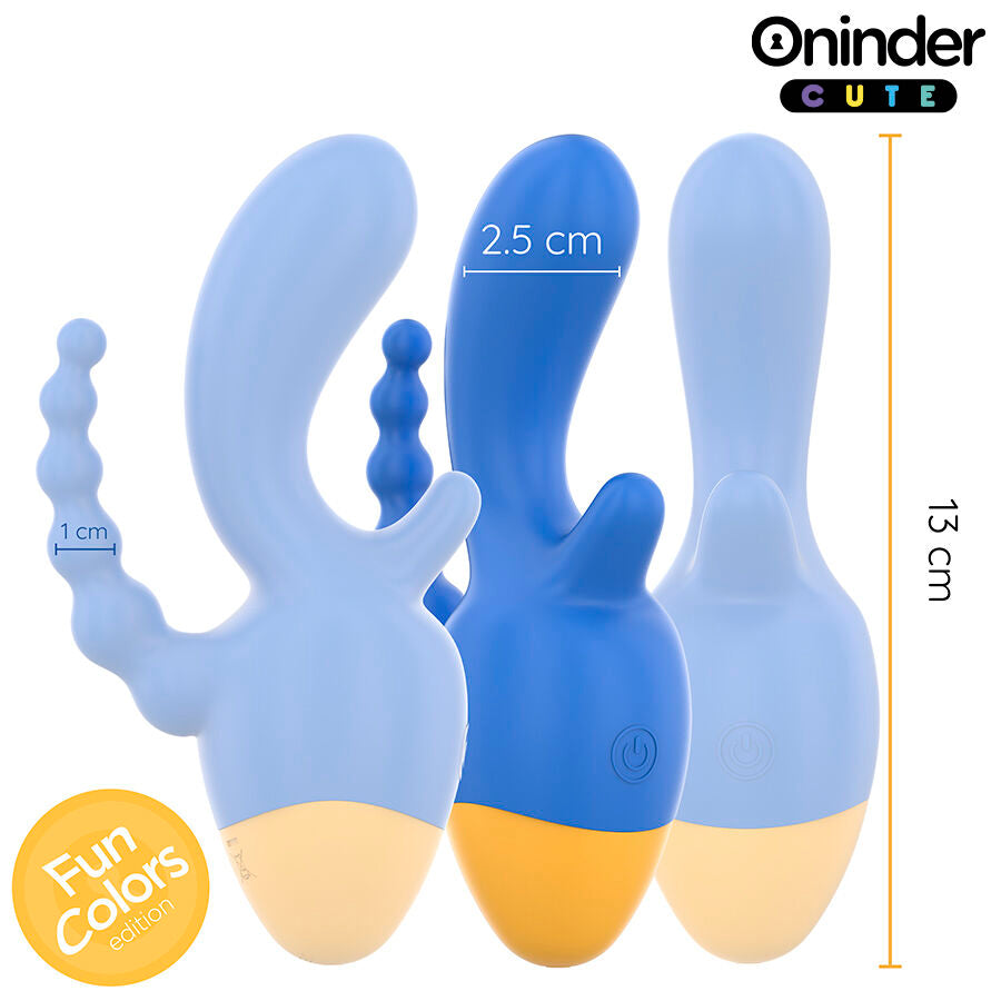 ONINDER CUTE - VIBRATEUR TRIPLE LOVE 3 SOME - APPLICATION GRATUITE DANS LE MONDE ENTIER