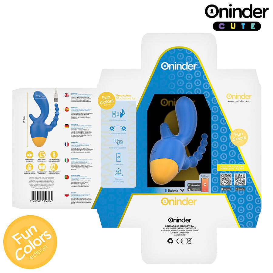 ONINDER CUTE - VIBRATEUR TRIPLE LOVE 3 SOME - APPLICATION GRATUITE DANS LE MONDE ENTIER